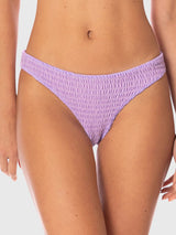 Maaji Women's Purple Lavender Flirt Low Rise Thin Side Bikini Bottom - Saint Bernard