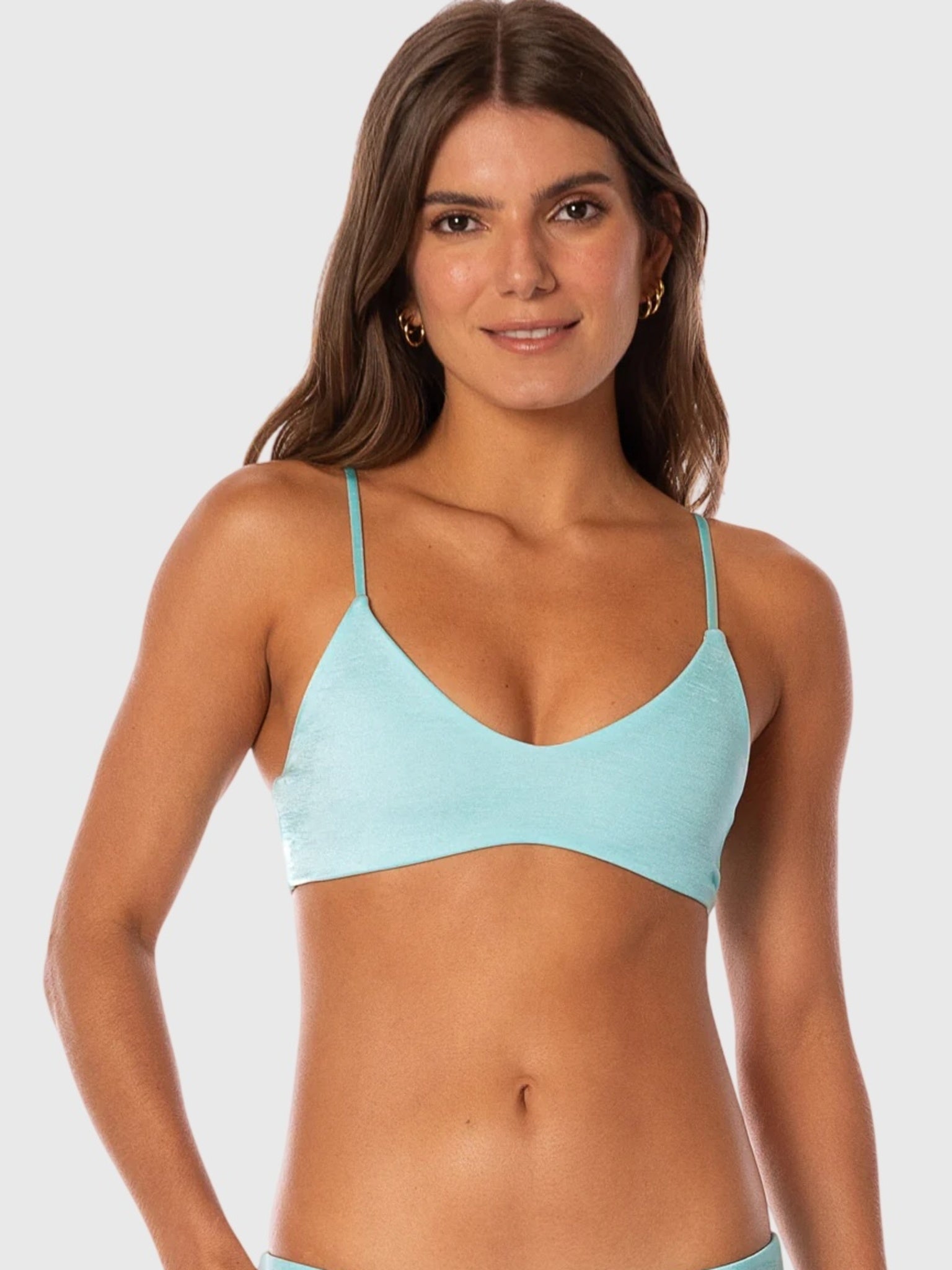 Maaji Women's Blue Heaven Liberties Sporty Bralette Bikini Top - Saint Bernard
