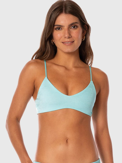 Maaji Women's Blue Heaven Liberties Sporty Bralette Bikini Top - Saint Bernard