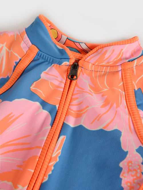 Maaji Girls' Magnolia Mirage Moorea One-Piece Rash Guard
