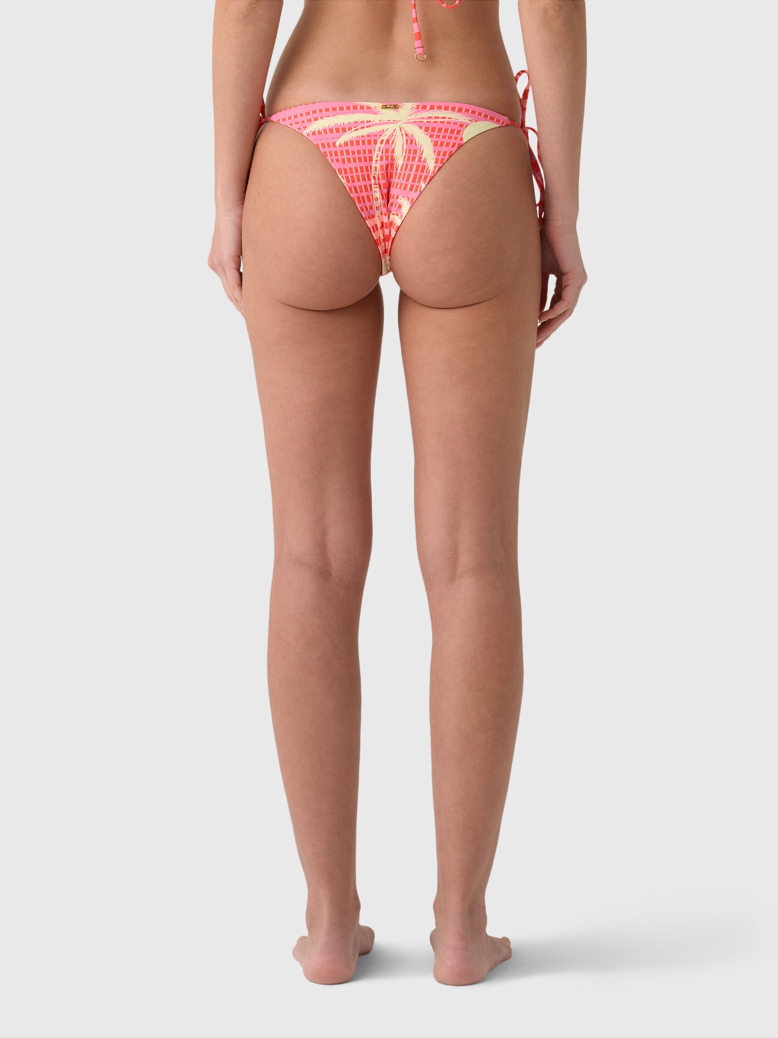 Maaji Women's Palm Excel Sunning Low Rise Tie Side Bikini Bottom - Saint Bernard