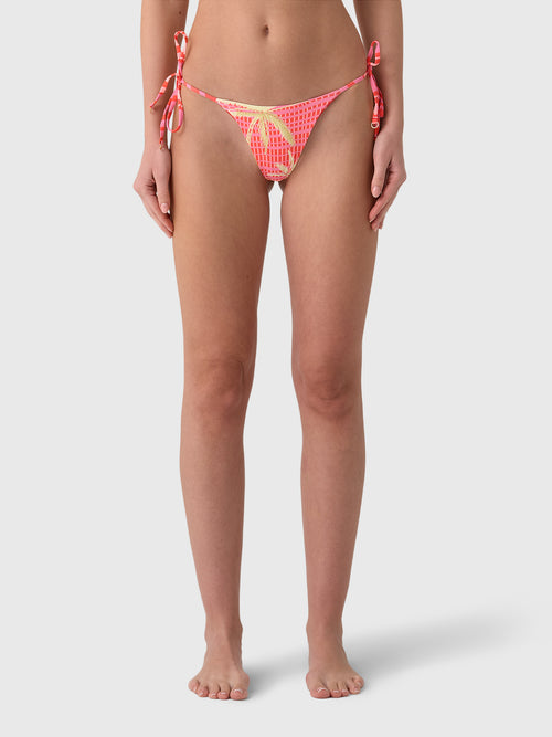 Maaji Women's Palm Excel Sunning Low Rise Tie Side Bikini Bottom