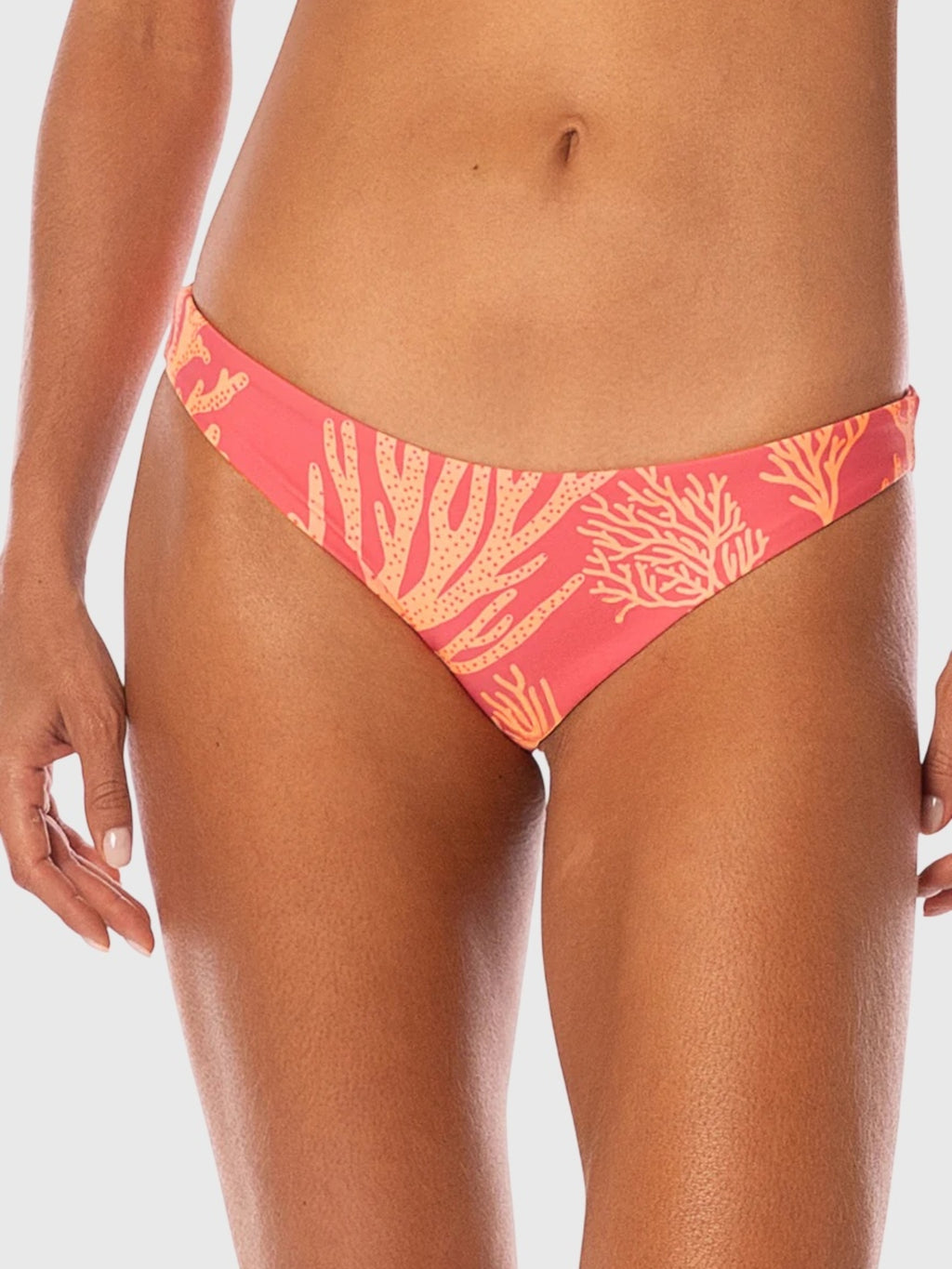 Maaji Women's Coral Reef Iconic Low Rise Thin Side Bikini Bottom - Saint Bernard