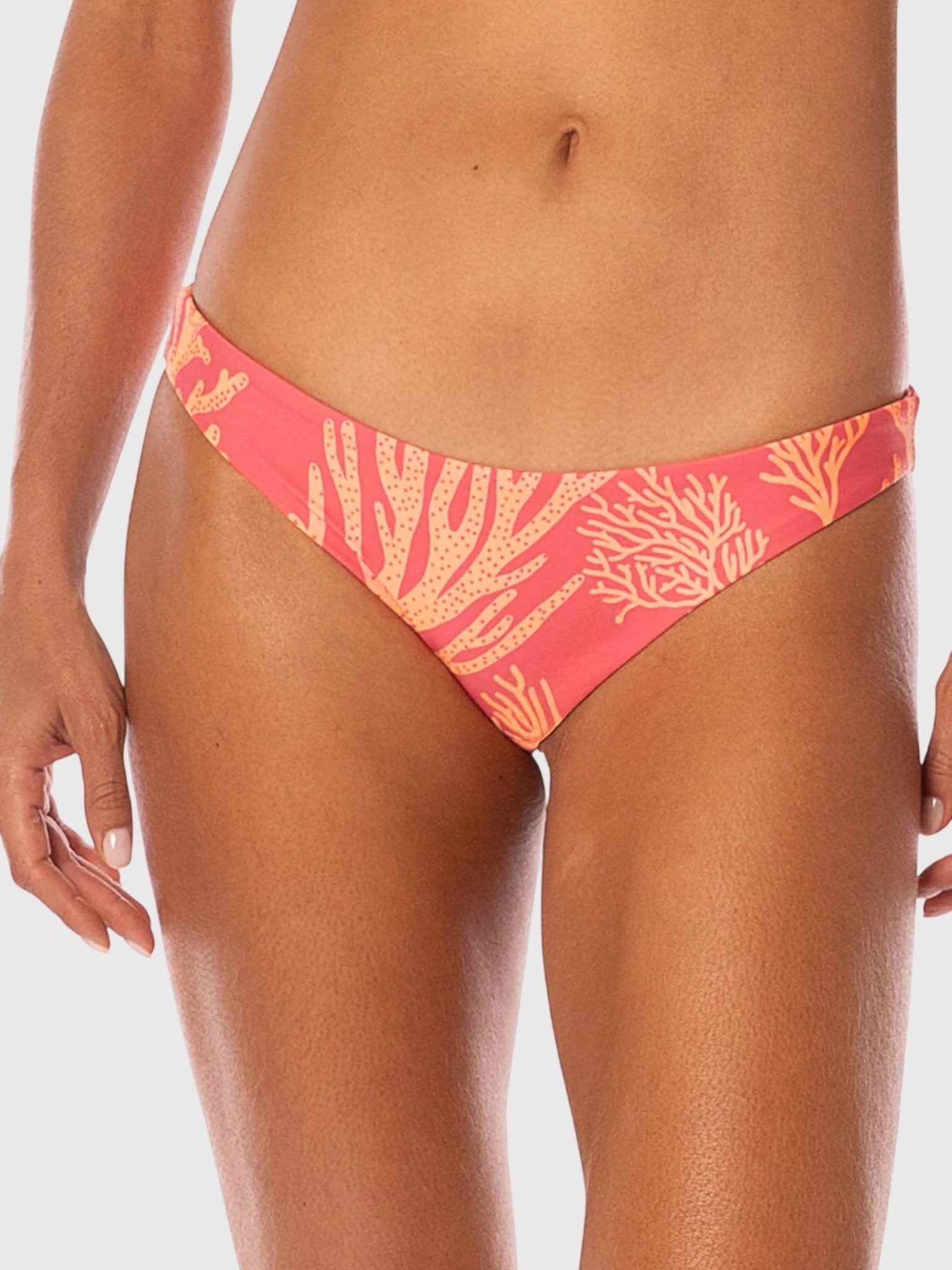Maaji Women's Coral Reef Iconic Low Rise Thin Side Bikini Bottom - Saint Bernard