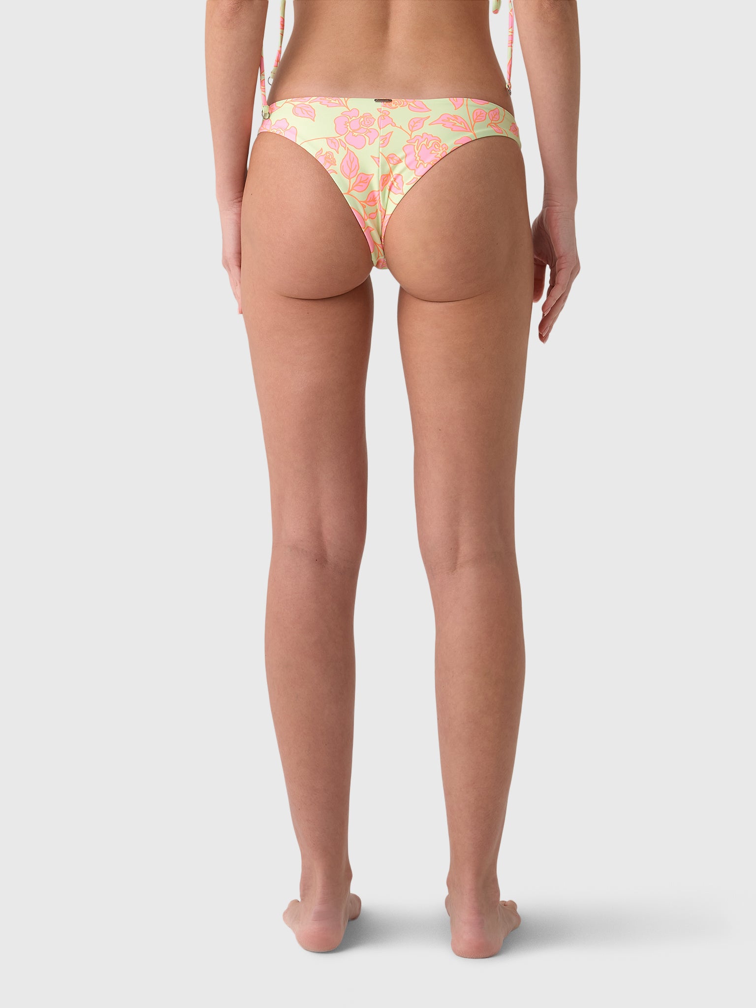 Maaji Women's Blooming Glow Iconic Low Rise Thin Side Bikini Bottom - Saint Bernard