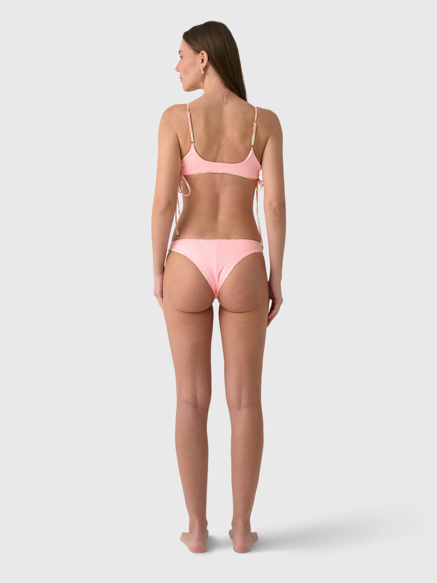 Maaji Women's Blooming Glow Iconic Low Rise Thin Side Bikini Bottom - Saint Bernard