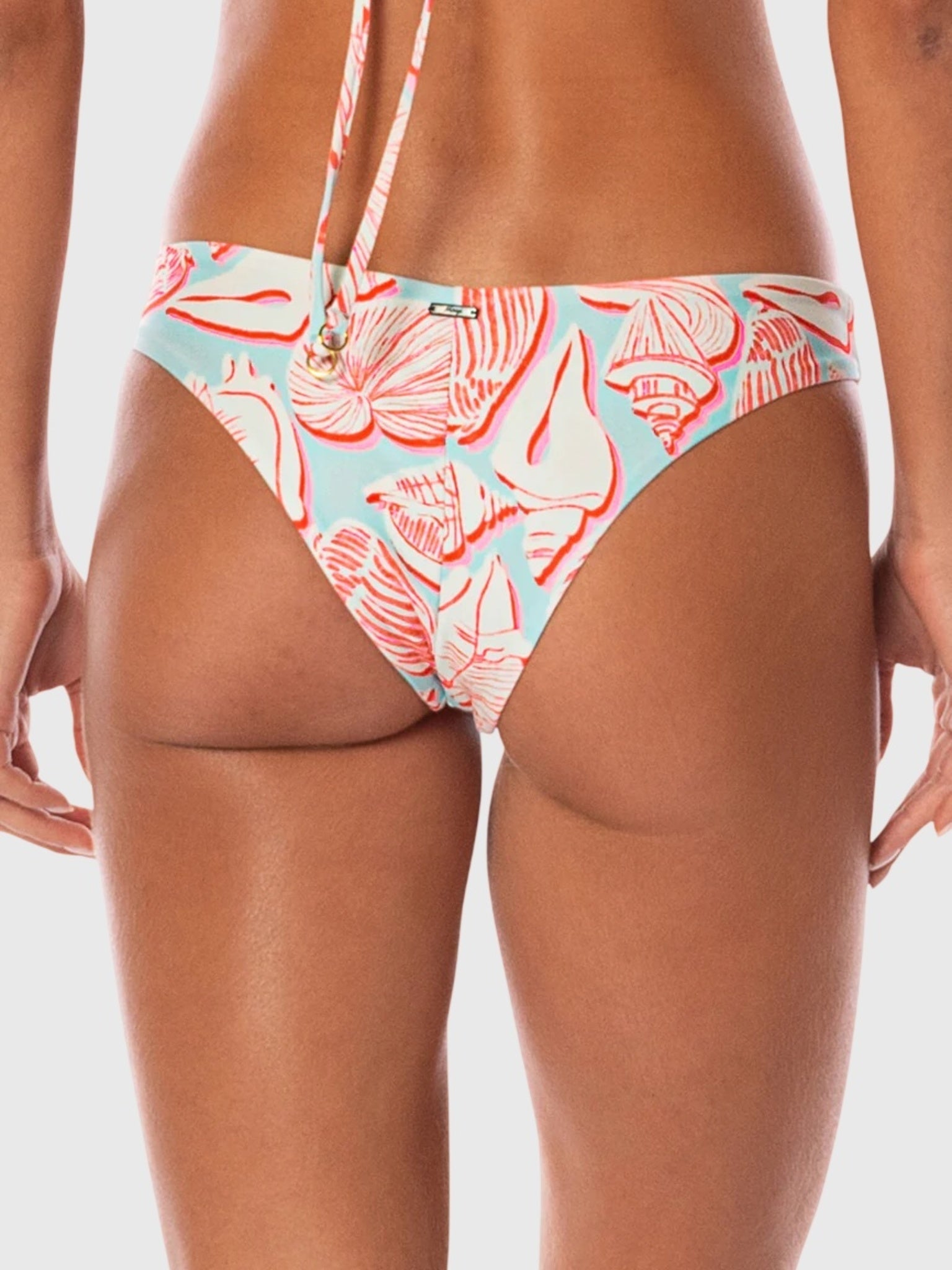 Maaji Women's Australian Reef Iconic Low Rise Thin Side Bikini Bottom - Saint Bernard