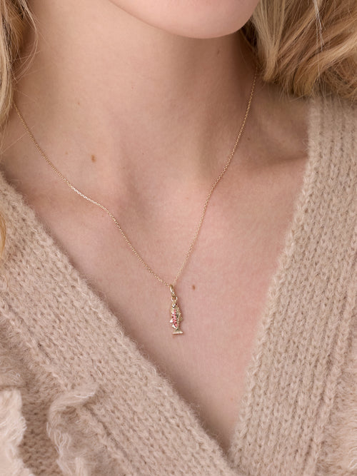 Stone And Strand Salmon Brunch Necklace