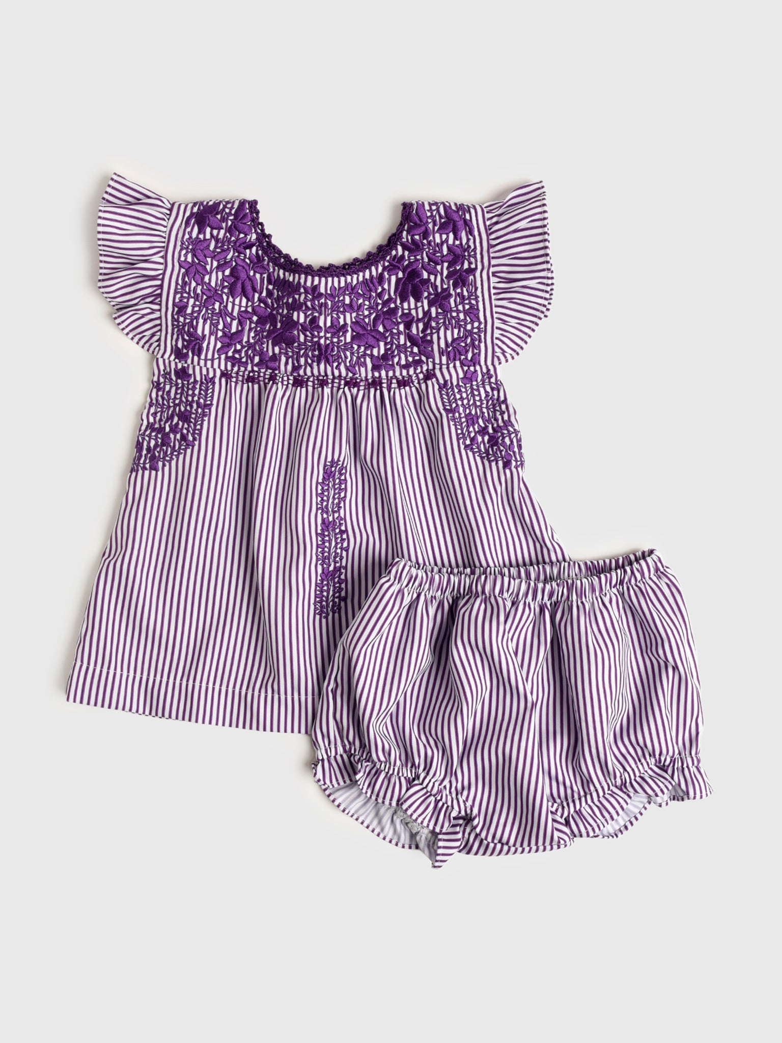 Six Honeybees Baby Girls' Puebla Bloomer Set - Saint Bernard
