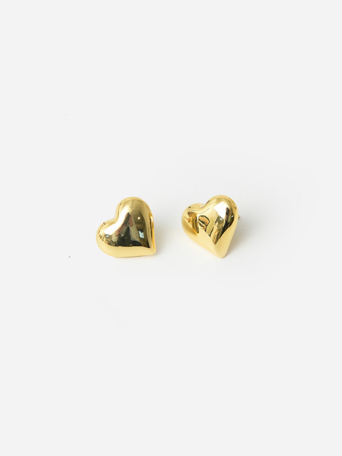 Alexa Leigh Women's Puffy Heart Stud Earrings