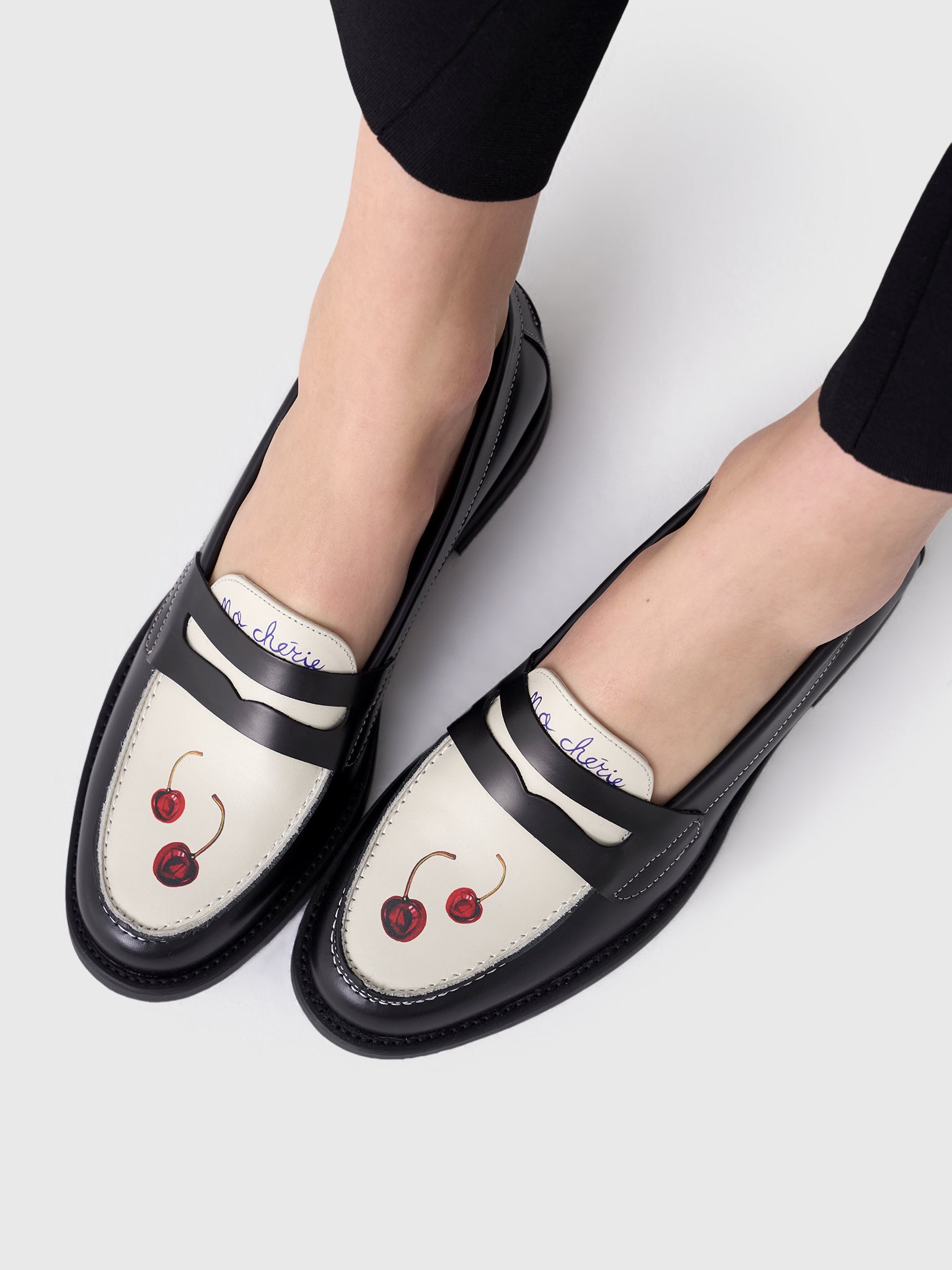 靴 DUKE+DEXTER PennyLoafer Wilde Cherry Duke & Dexter Women's Wilde Cherry Penny Loafer – Saint Bernard