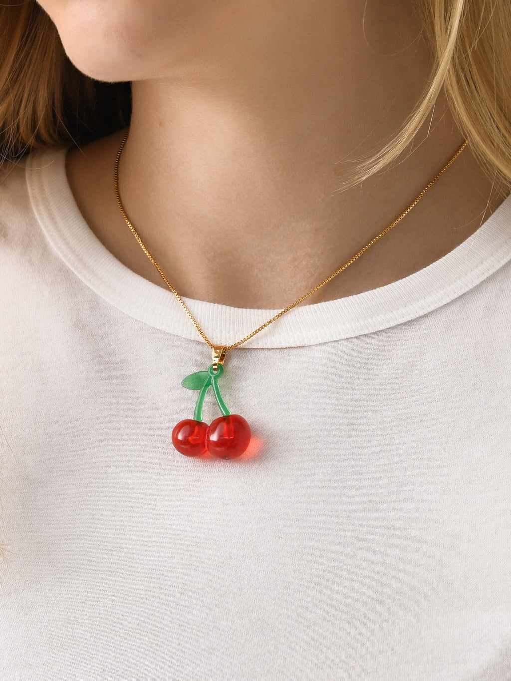 Pop the Cherry NecklacexRED-alt1