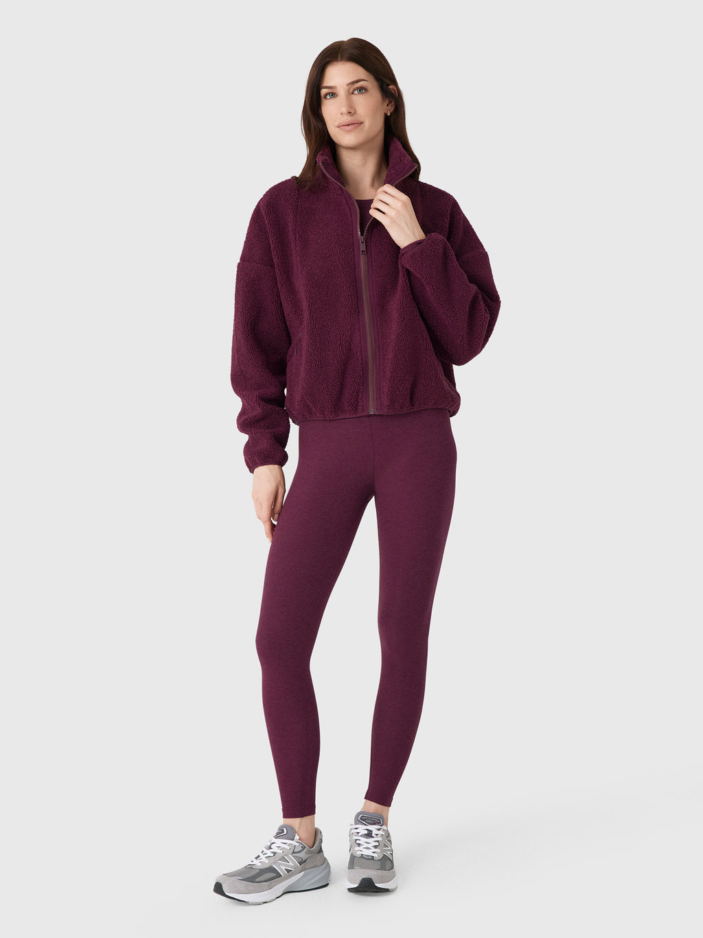 Beyond Yoga Women's Unity Zip Jacket - Saint Bernard