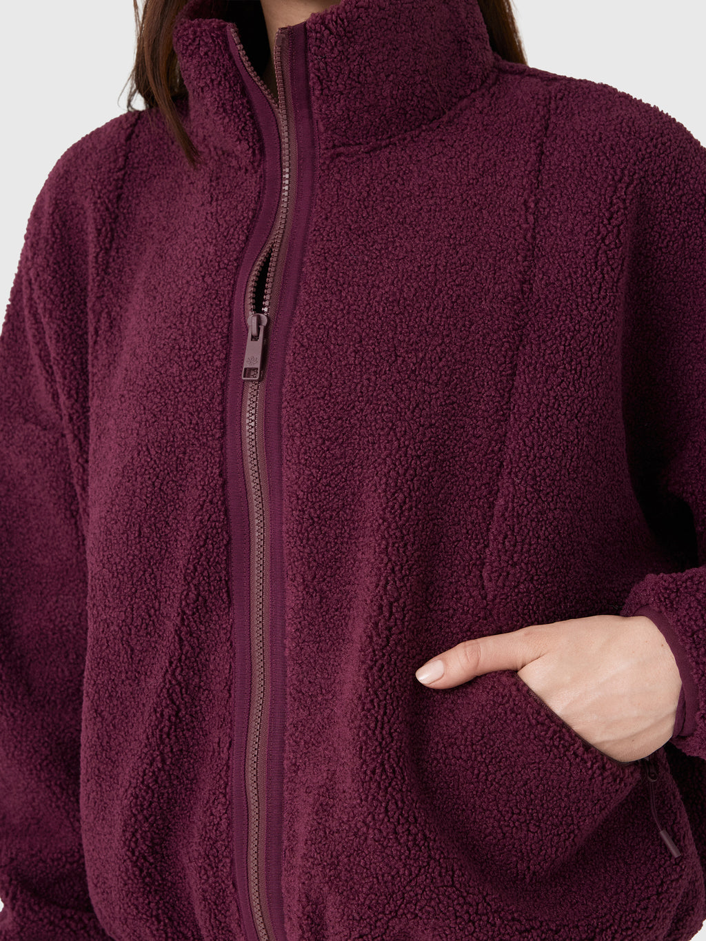 Beyond Yoga Women's Unity Zip Jacket - Saint Bernard
