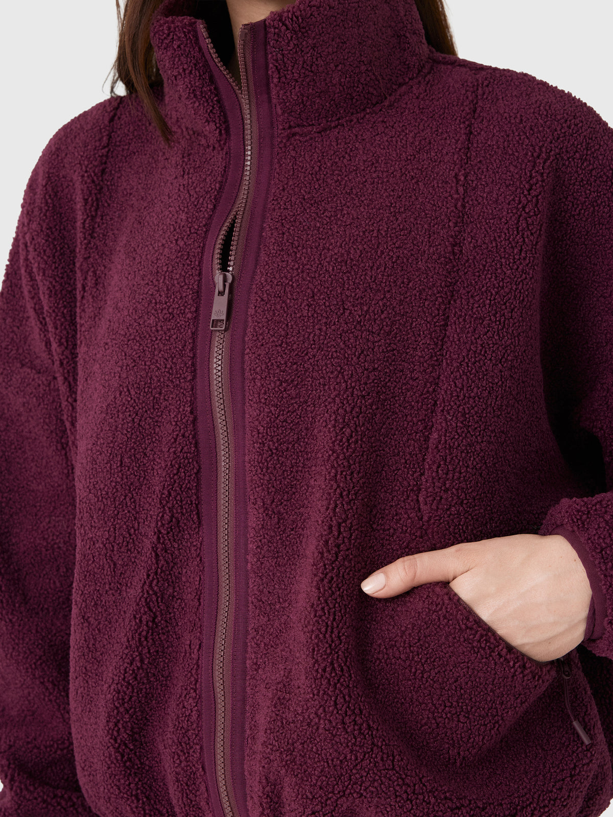 Beyond Yoga Women's Unity Zip Jacket - Saint Bernard