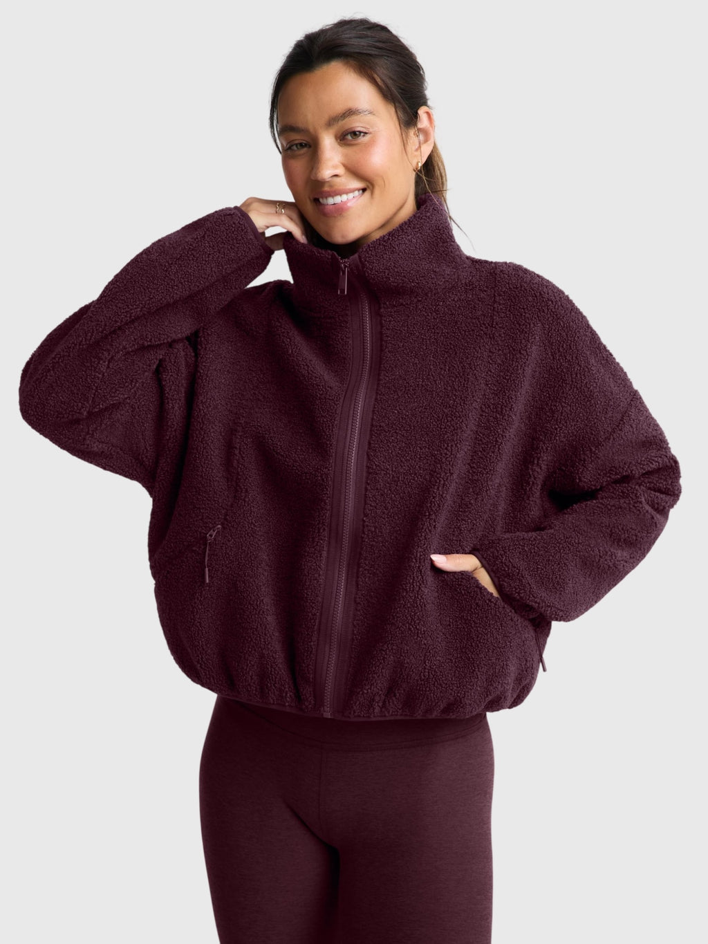 Beyond Yoga Women's Unity Zip Jacket - Saint Bernard