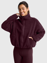 Beyond Yoga Women's Unity Zip Jacket - Saint Bernard