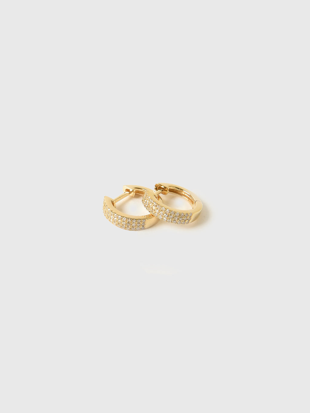 Stone And Strand Diamonds On Diamonds Huggie Earrings - Saint Bernard
