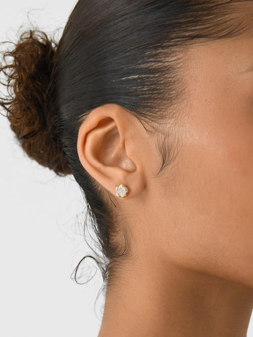 Stone And Strand Crosby Pavé Stud Earrings