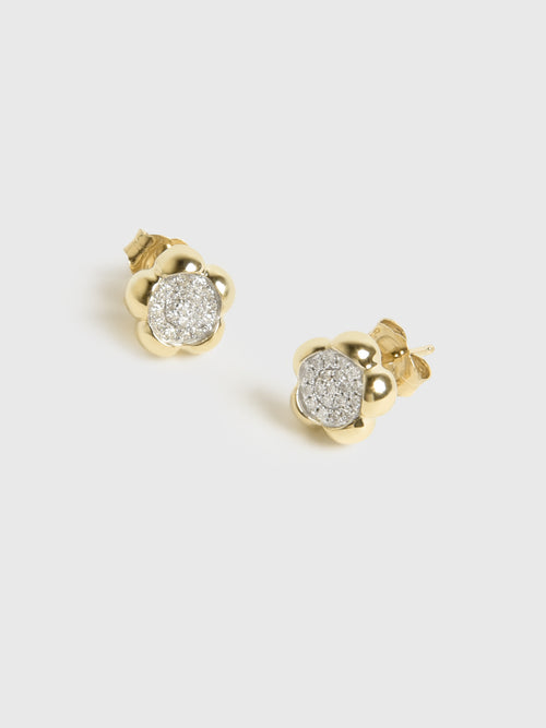 Stone And Strand Crosby Pavé Stud Earrings