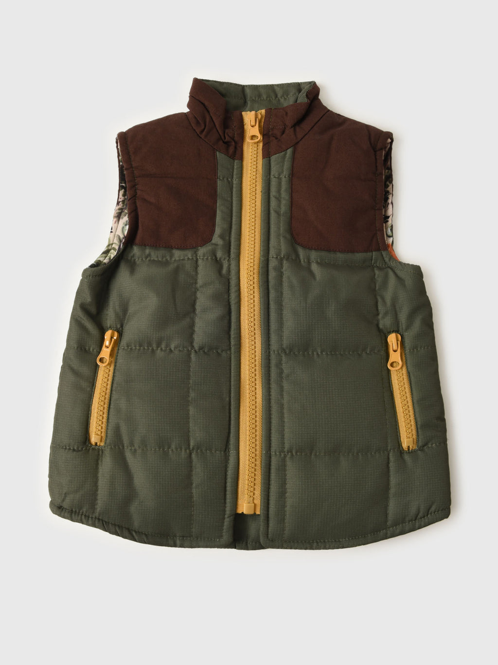 Blue Quail Boys' Quilted Vest - Saint Bernard
