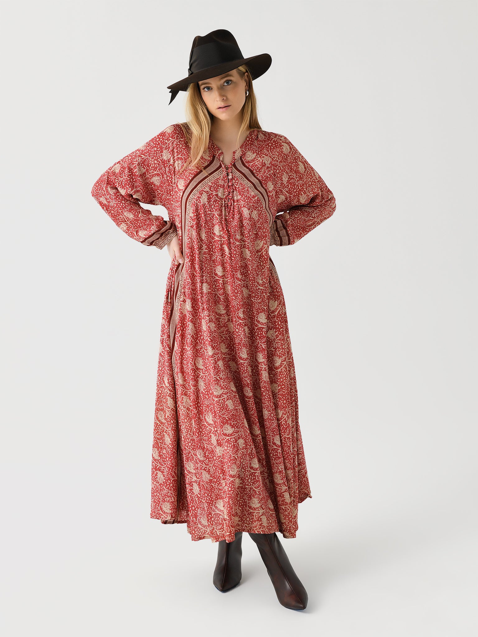 Natalie Martin Women's Fiore Maxi Dress - Saint Bernard