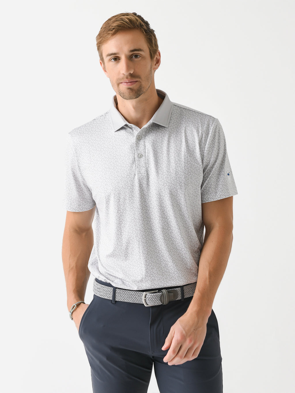 Redvanly Men's Hartwell Panther Creek Polo - Saint Bernard