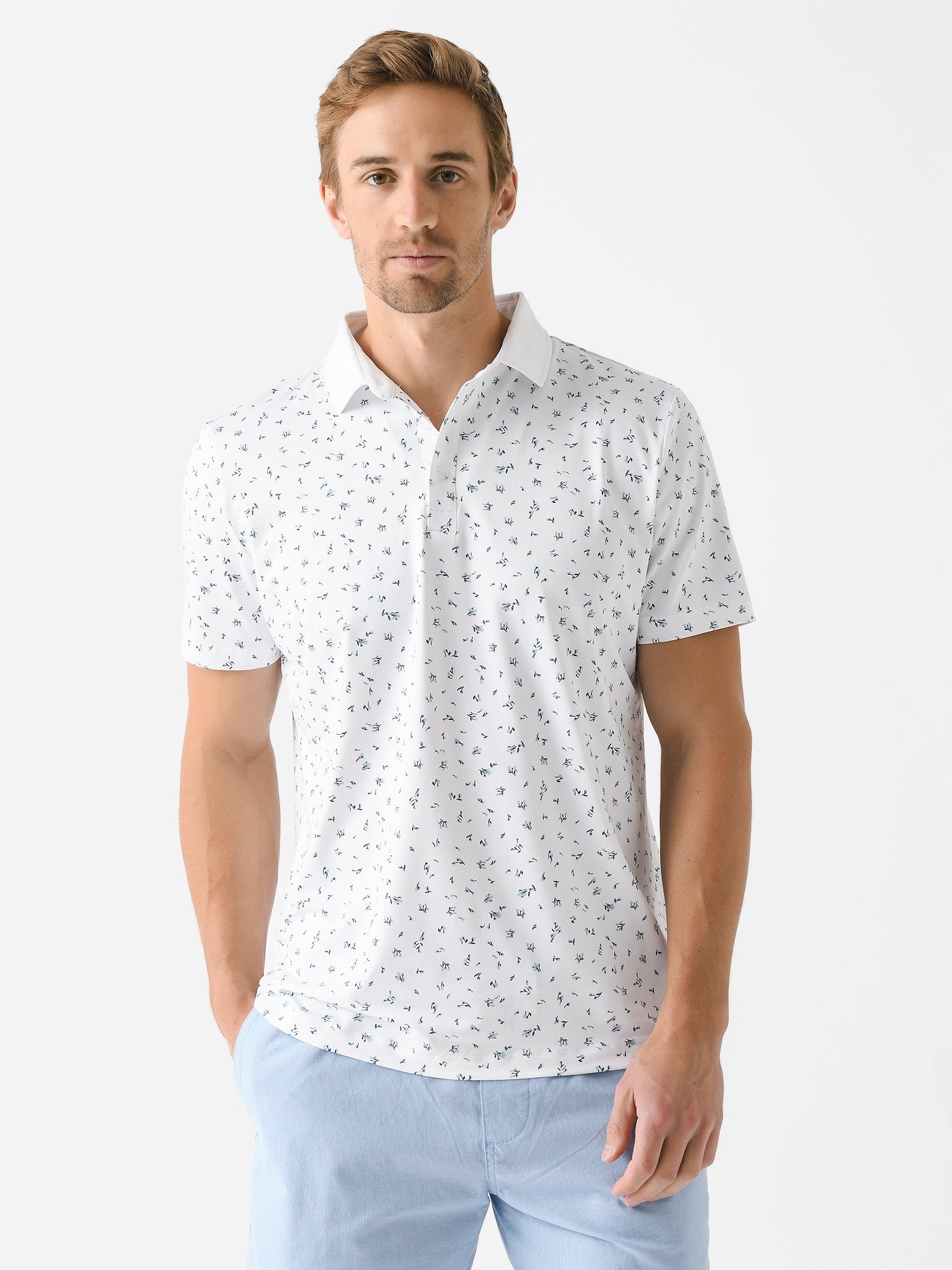 Redvanly Men's Malmo Panther Creek Polo - Saint Bernard
