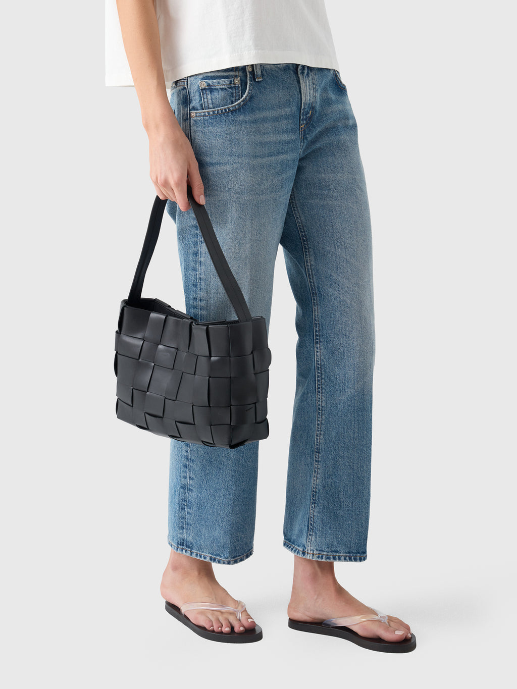 St. Agni Woven Mini Tote - Saint Bernard