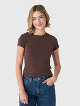 St. Agni Women's Organic Cotton Baby Tee - Saint Bernard