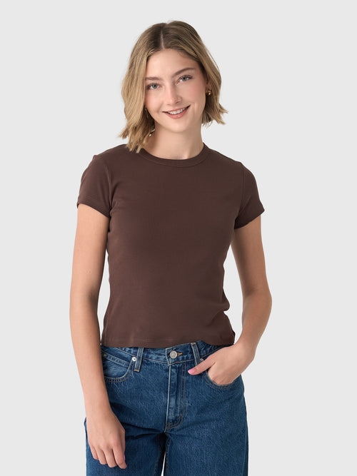 St. Agni Women's Organic Cotton Baby Tee