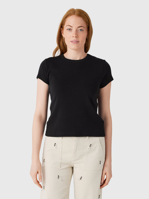 St. Agni Women's Organic Cotton Baby Tee - Saint Bernard