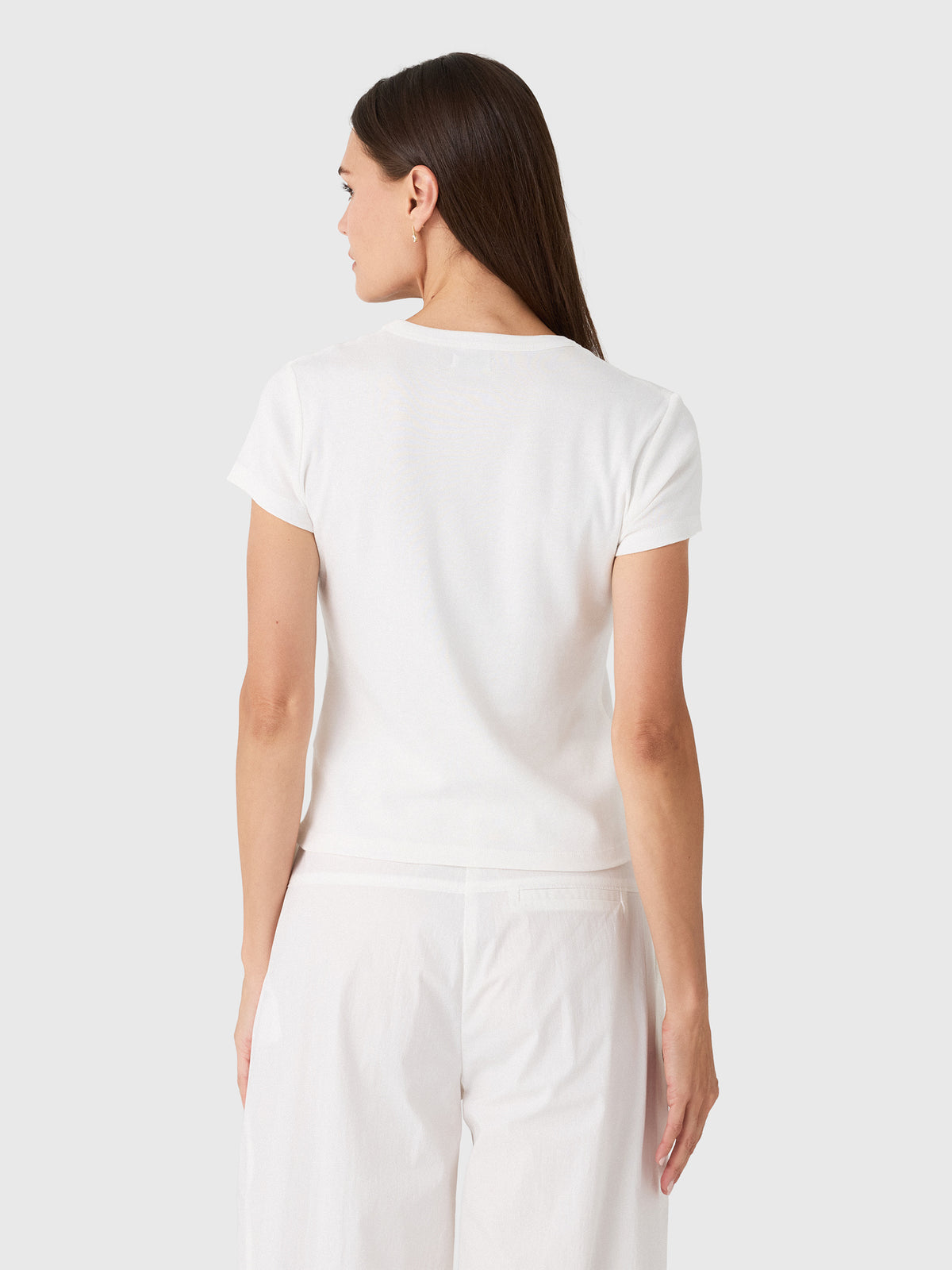 St. Agni Women's Organic Cotton Baby Tee - Saint Bernard
