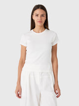 St. Agni Women's Organic Cotton Baby Tee - Saint Bernard