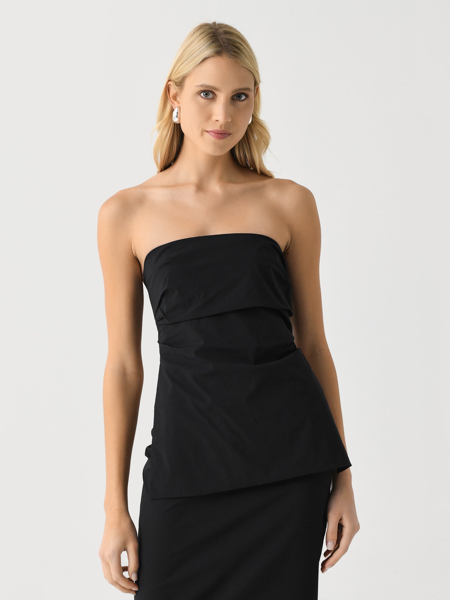 St. Agni Women's Strapless Tie Back Top - Saint Bernard