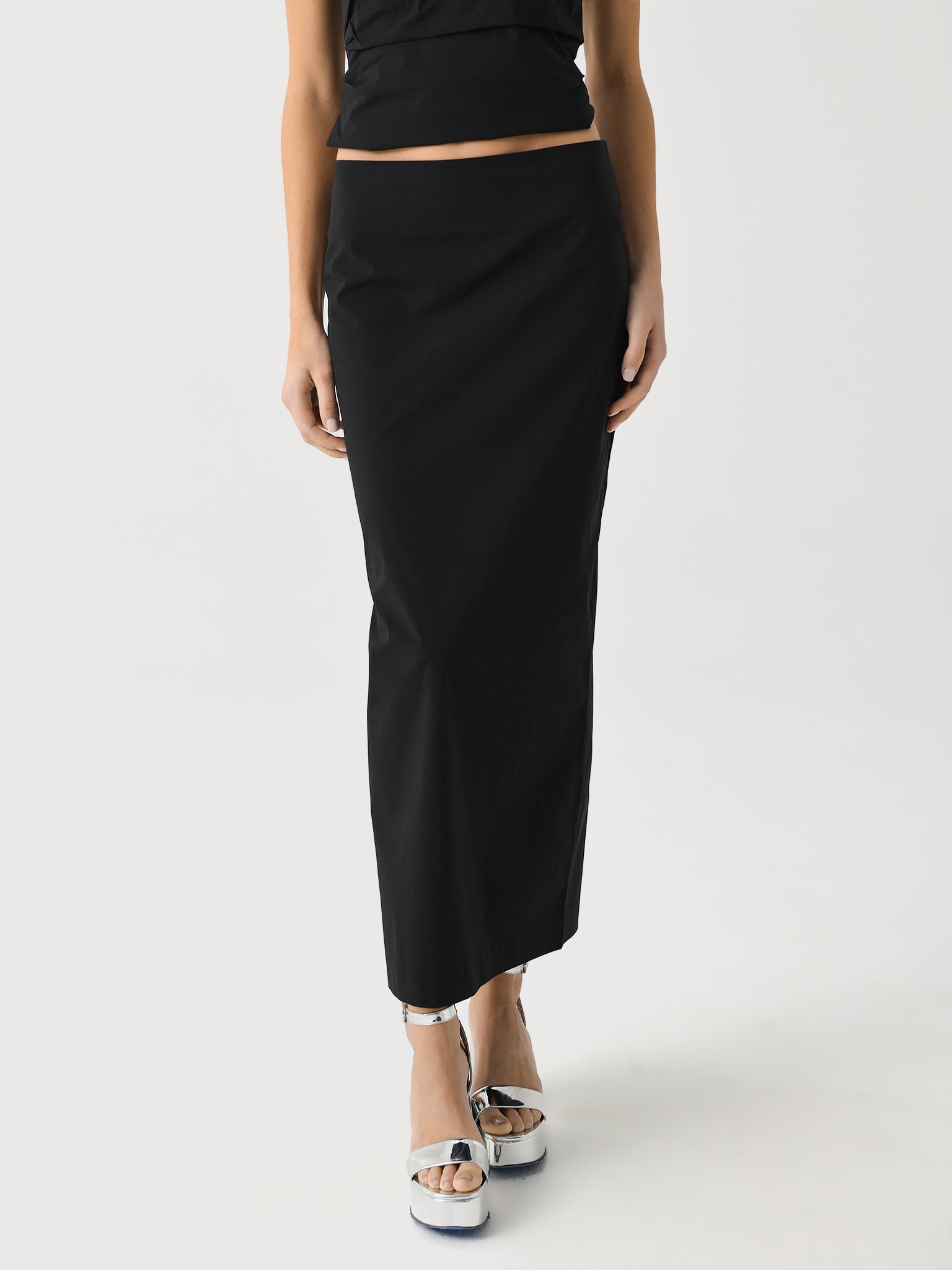 St. Agni Women's Minimal Column Skirt | $279.00 | Saint Bernard