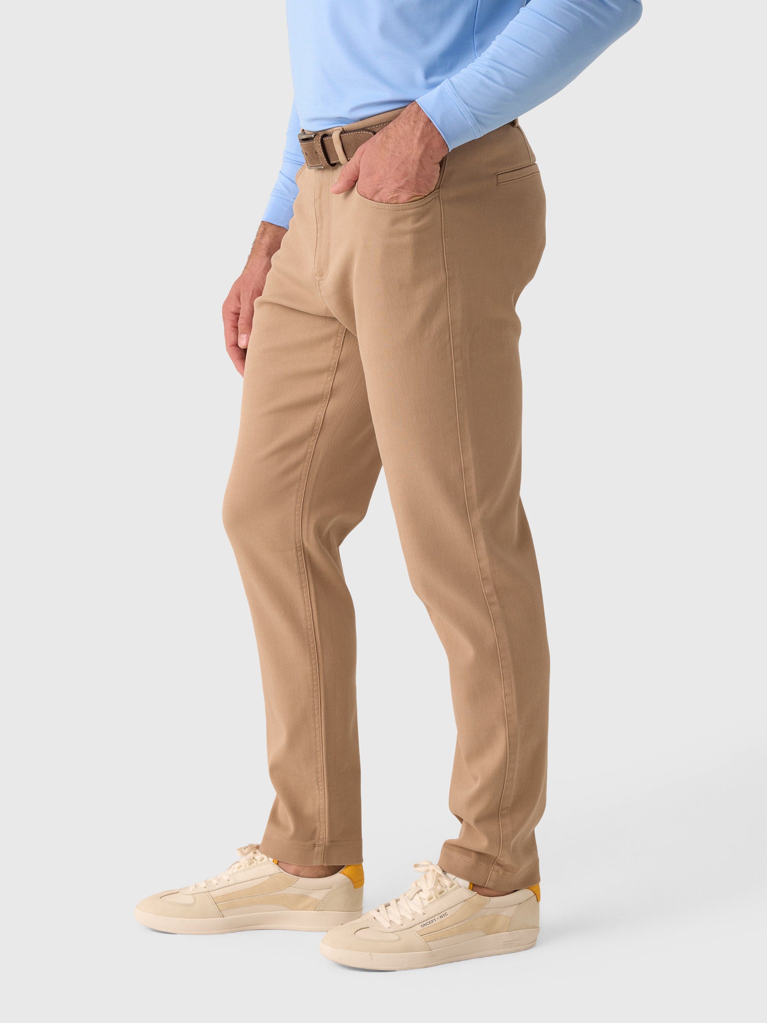Redvanly Men's Calvin Pull-On Chino Trouser - Saint Bernard
