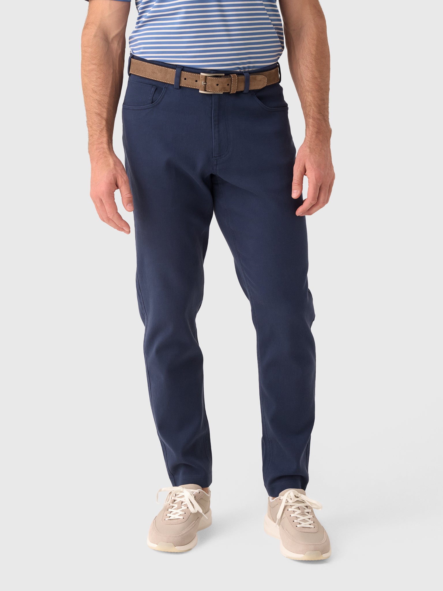 Redvanly Men's Calvin Pull-On Chino Trouser - Saint Bernard