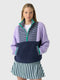 LAVENDER/NAVY/NAVY STRIPE