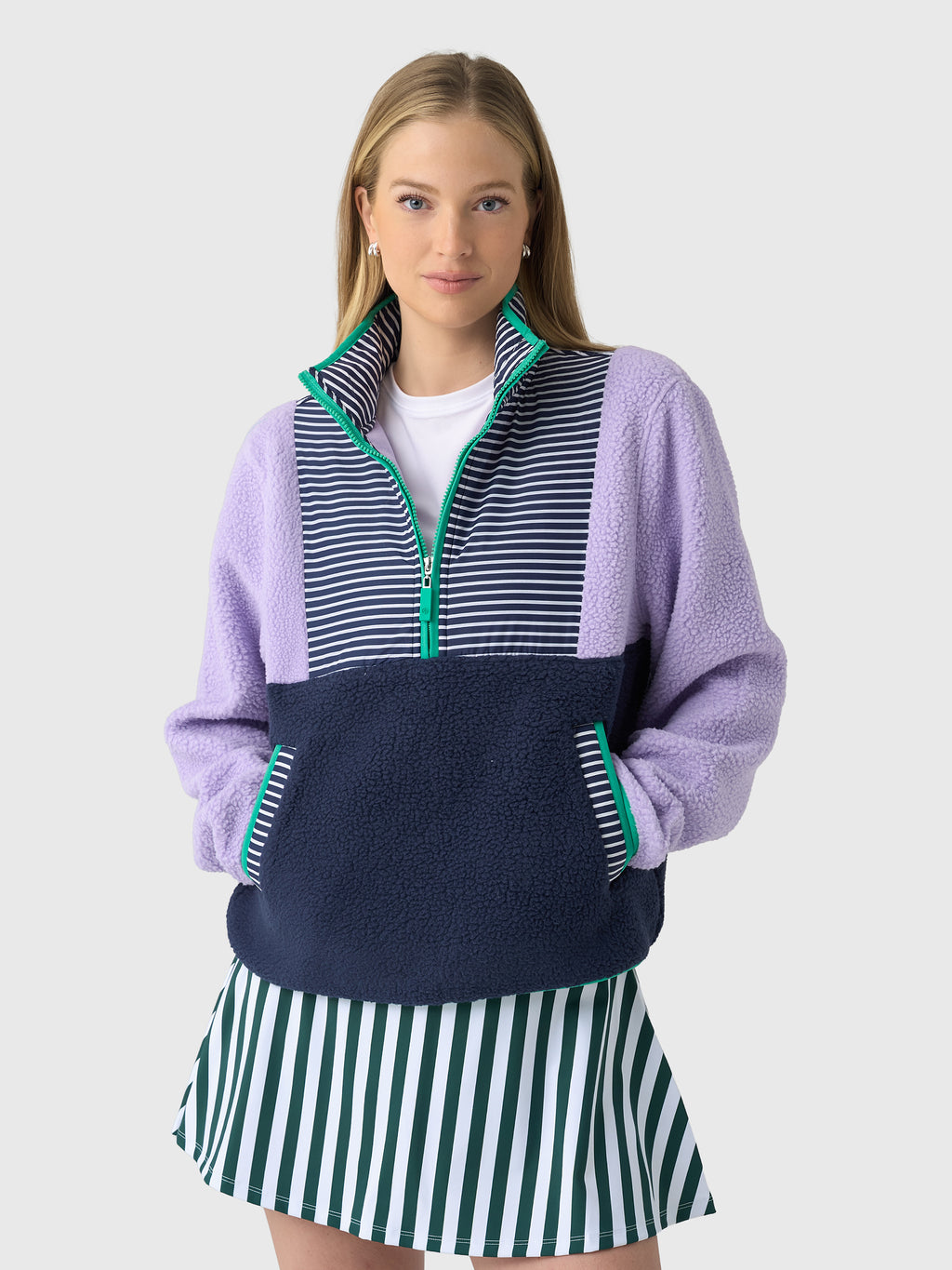 Addison Bay Women's Everyday Sherpa Pullover - Saint Bernard