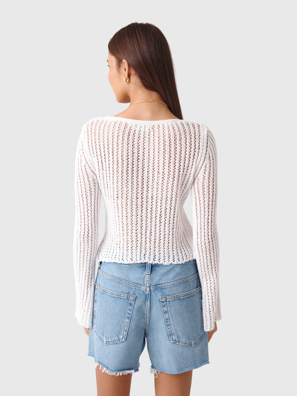 Asta Women's Fernanda Crochet Cardigan - Saint Bernard