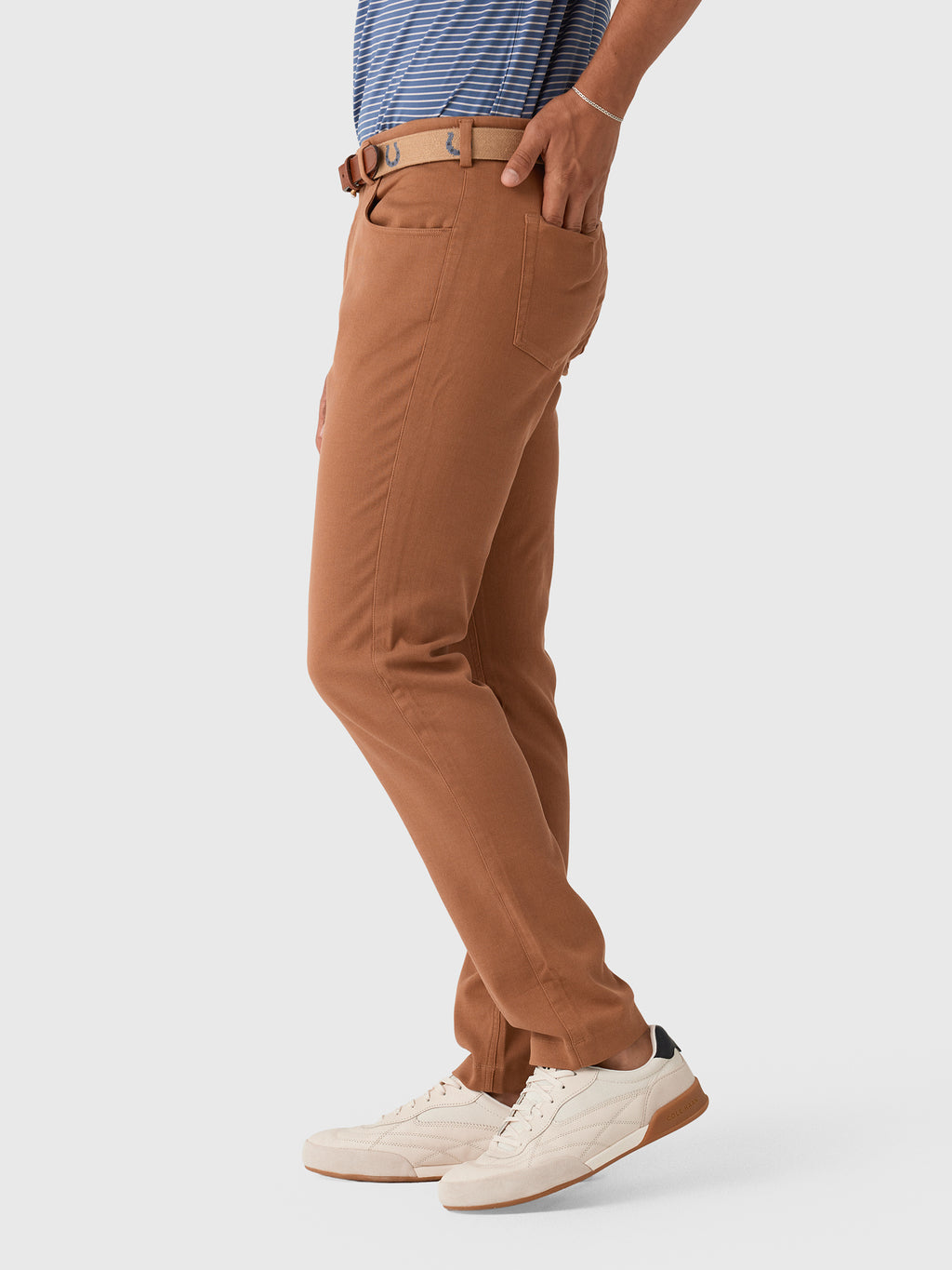 Redvanly Men's Calvin Pull-On Chino Trouser - Saint Bernard