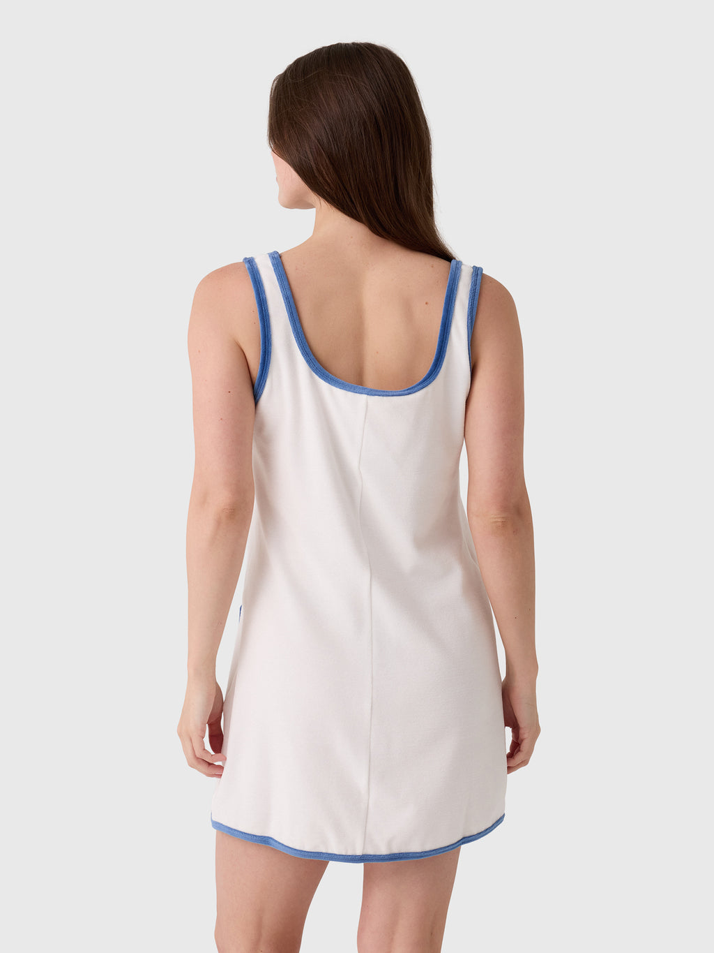 My Beachy Side Women's Peony Terry Mini Dress - Saint Bernard