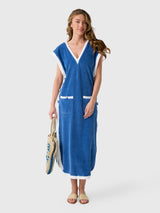 My Beachy Side Women's Peony Kaftan Dress - Saint Bernard