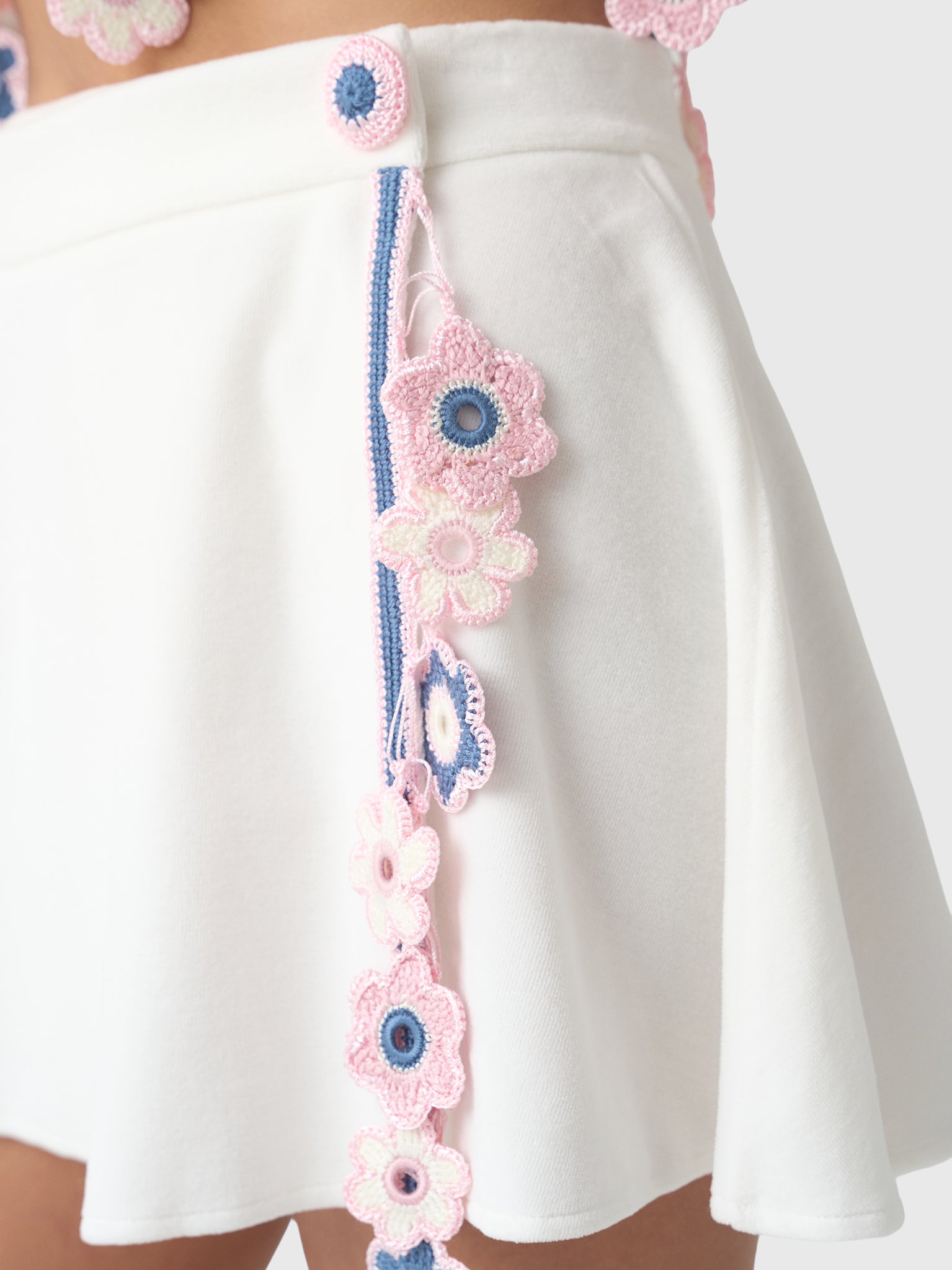 My Beachy Side Women's Peony Terry Skirt - Saint Bernard
