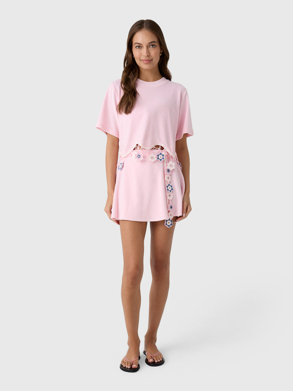 My Beachy Side Women's Peony Terry Top - Saint Bernard