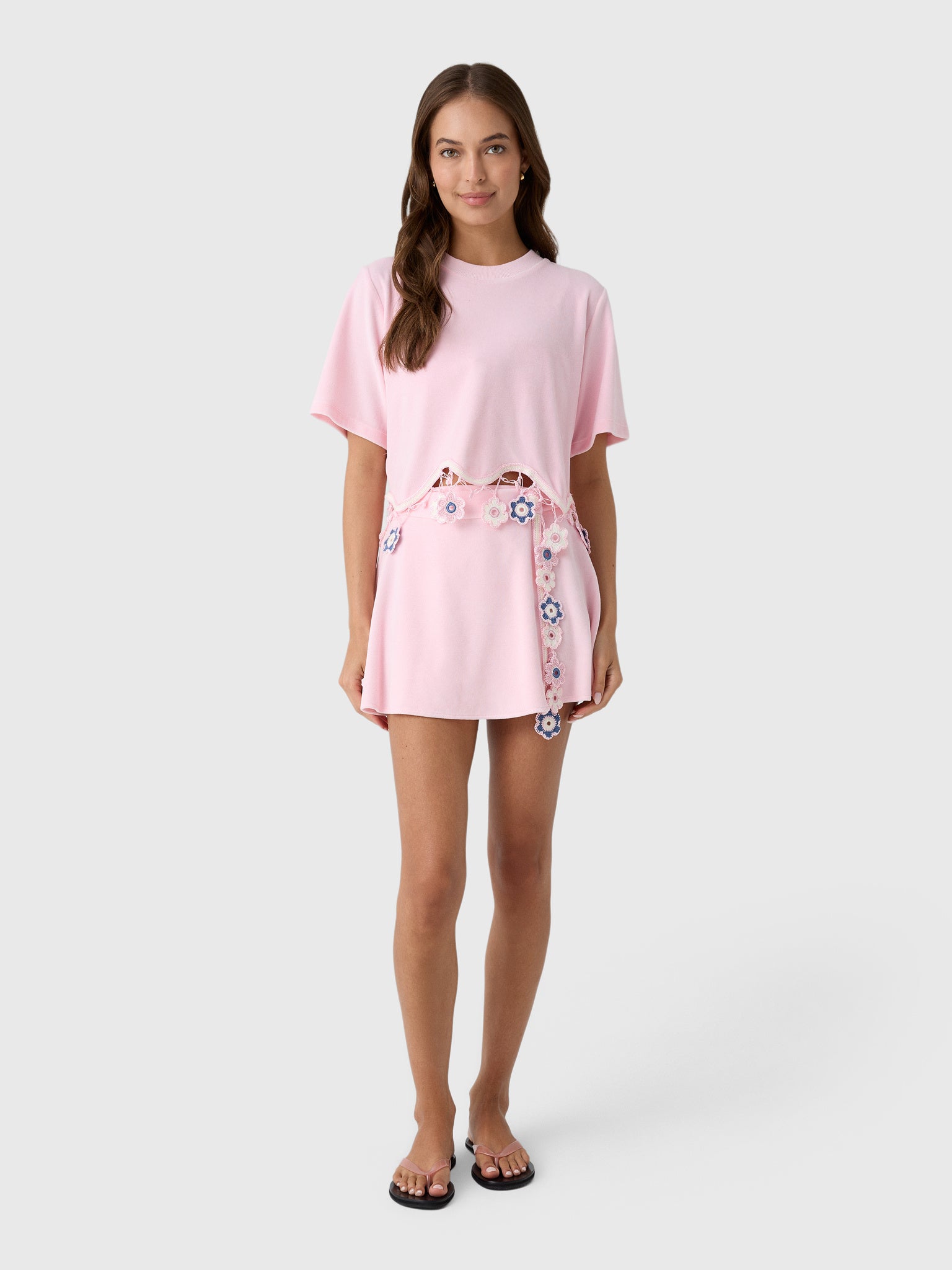 My Beachy Side Women's Peony Terry Top - Saint Bernard