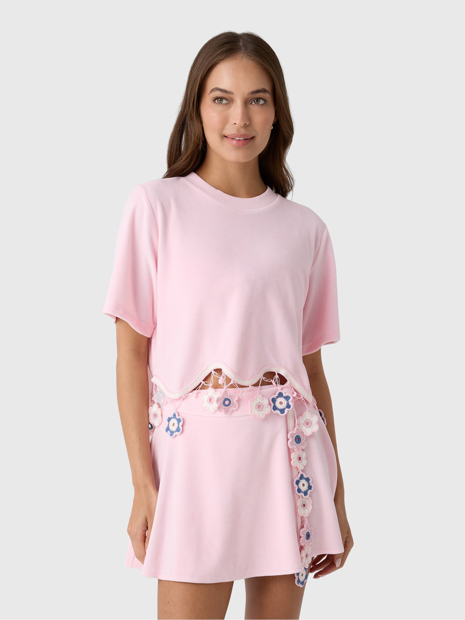 My Beachy Side Women's Peony Terry Top - Saint Bernard