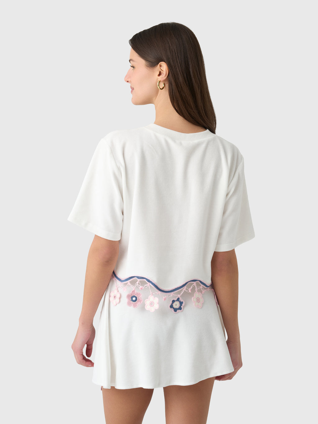 My Beachy Side Women's Peony Terry Top - Saint Bernard