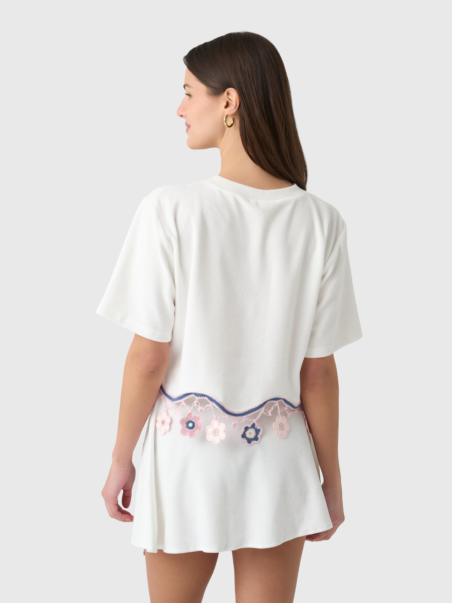 My Beachy Side Women's Peony Terry Top - Saint Bernard